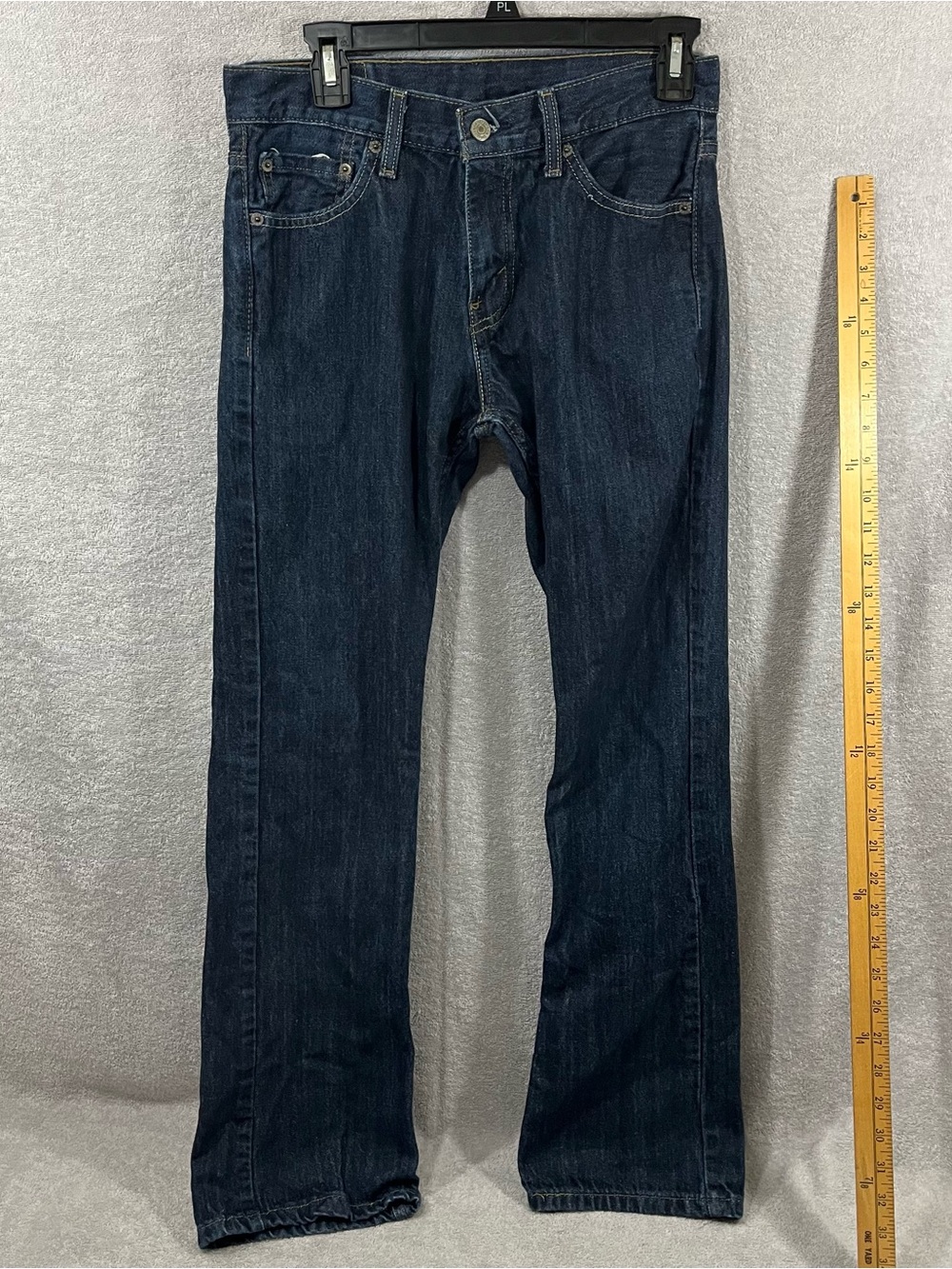 Levis 527 Jeans Mens 29x32 Dark Wash Blue Low Bootcut Denim Cowboy